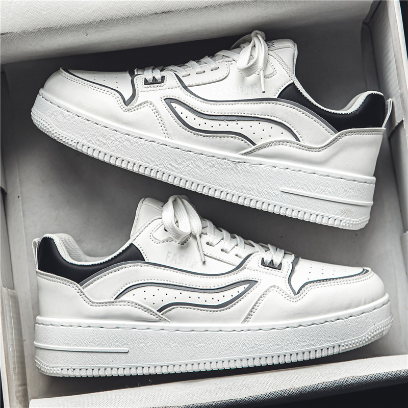 男鞋2024新款春季小众设计低帮休闲板鞋男士运动百搭透气小白潮鞋